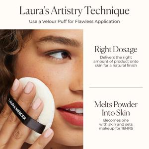 Laura Mercier Indulgent Icons - Ultra-Blur Translucent Loose Setting Powder + Puff (Worth £61)